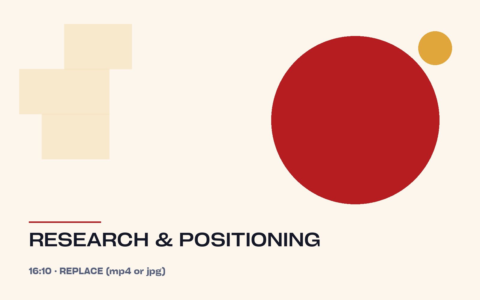 Research & positioning