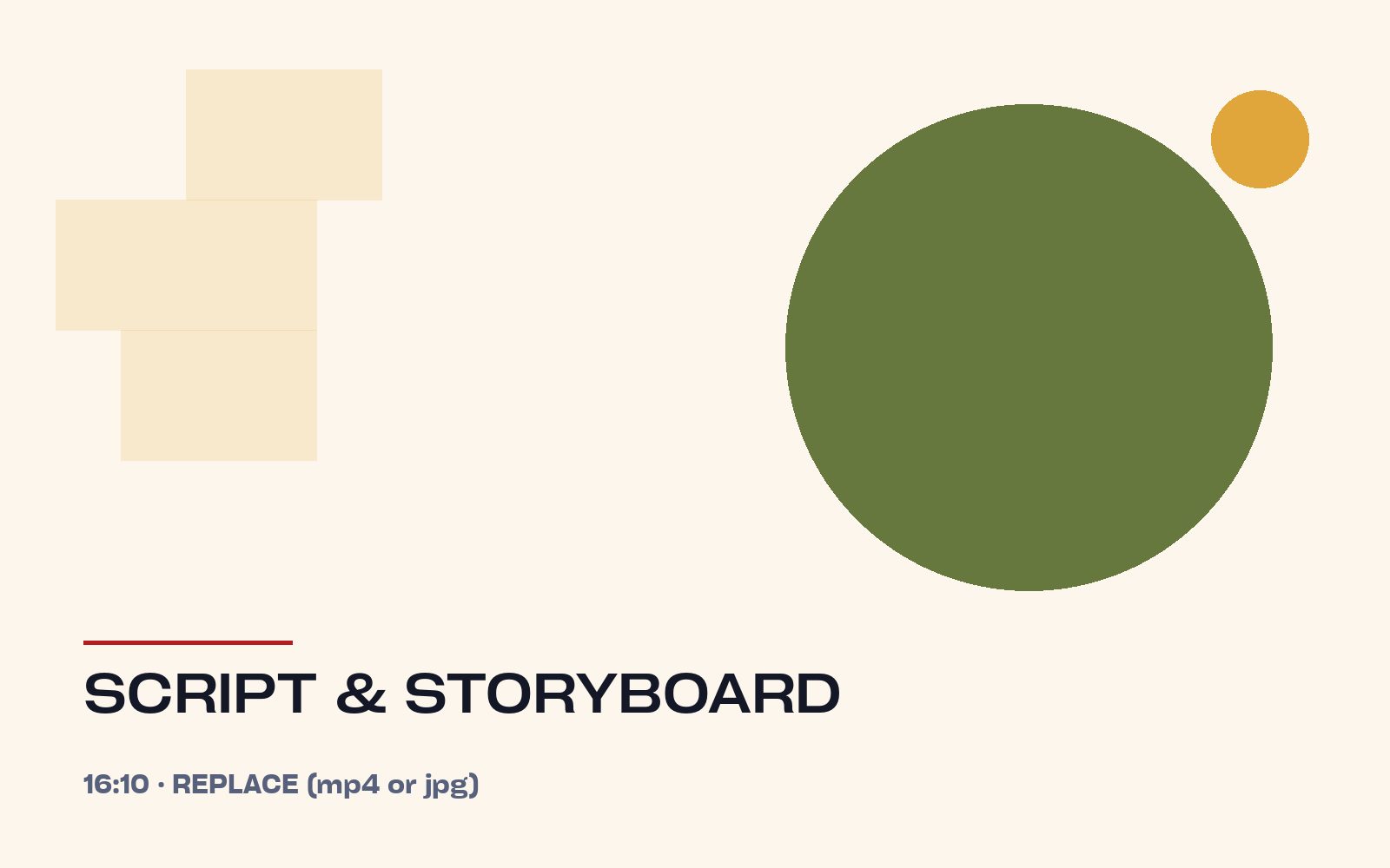 Script & storyboard