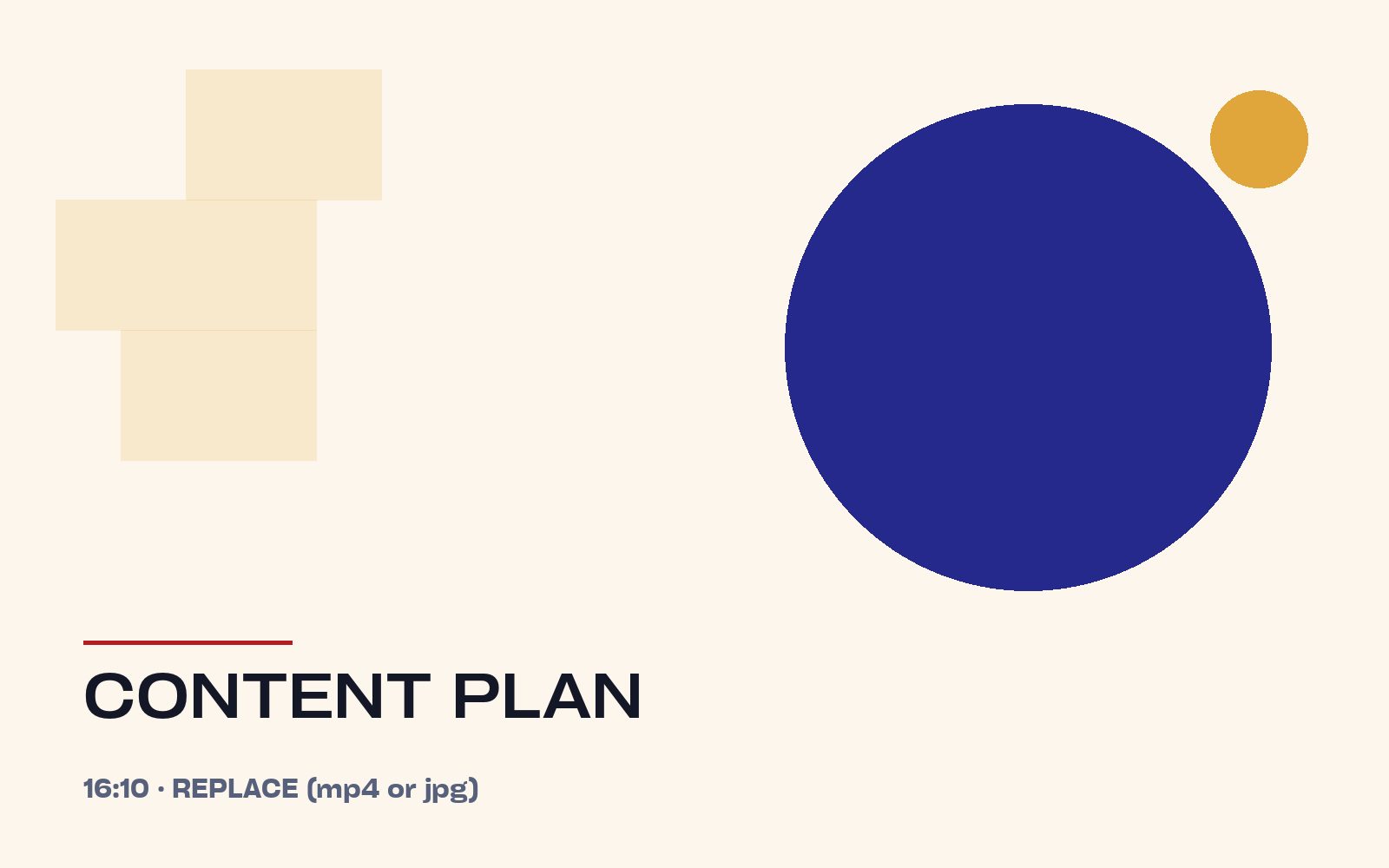 Content plan & scripts